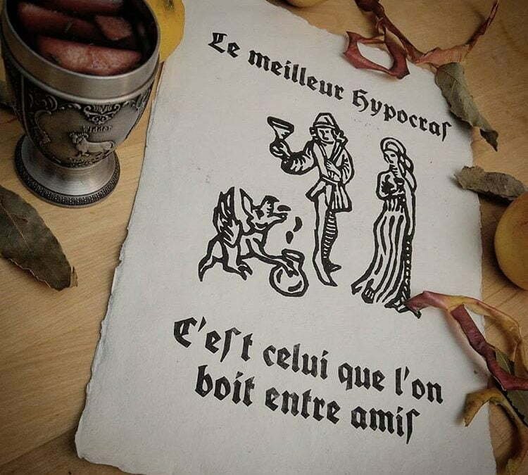 Ypocras selon le Ménagier de Paris (XIV°)