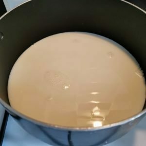 faites chauffer le lait
