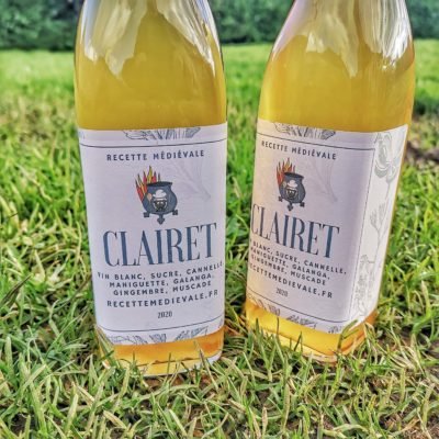 Claret – Vin blanc sucré avec poudre d’Ypocras