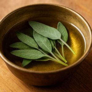 Comment faire 3 eaux parfumées pour se laver les mains comme au Moyen Âge 1 eau parfumée médiévale à la sauge