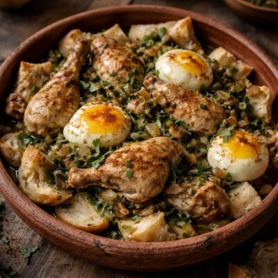 Poulet à la Mauresque – galinha mourysqua 👑